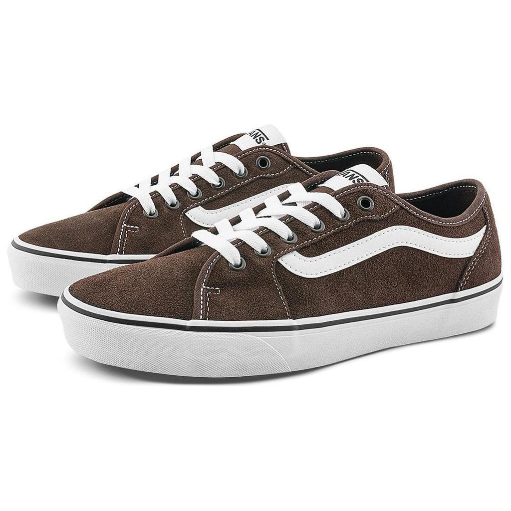 Vans Filmore Fashion Versatile Low-Top Skate Shoes Men Sneakers Brown VN000CSXZ1F