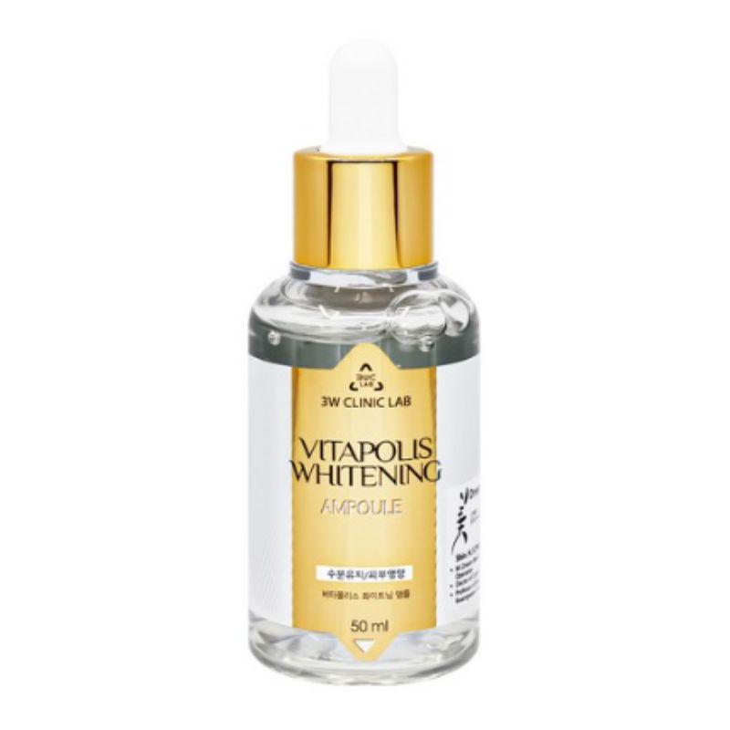 3W Clinic Lab Vitapolis Whitening Ampoule 50ml – Brightening Hydrating Facial Serum for Radiant Skin
