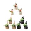 Wall Hanging Cotton Rope Storage Net Set with Open Rope Design for Indoor Produce, Flower Pots, and Small Home Items