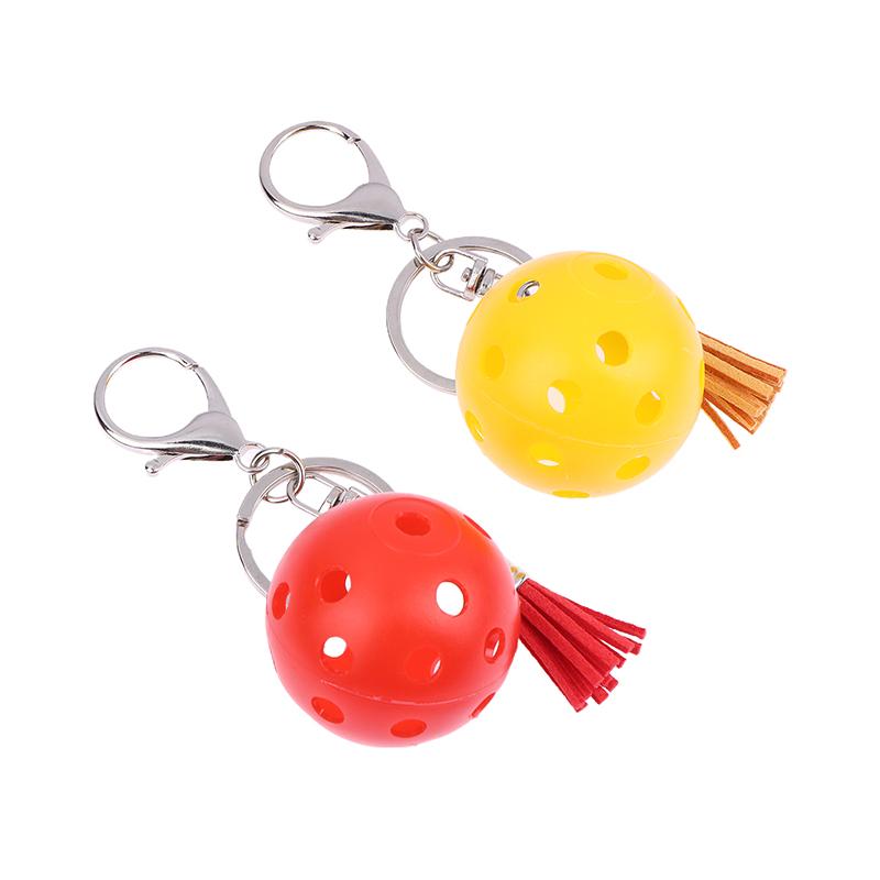 Pickleball Bag Keyring Tassel Pickball Pendant For Party Hoilday Handbag Birthday Gift Car Keychain Accessories