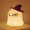 Halloween Pumpkin Night Light Soft Glow Timer Function Cordless Rechargeable