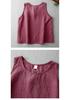 2026 Casual Plus Size Sleeveless Linen Pullover for Women