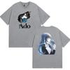 Summer Hot Sale 2026 Singer Ado Double Sided Print T-Shirt Men Women Gothic Cotton Oversized T-shirts Harajuku Hip Hop Punk T-shirt