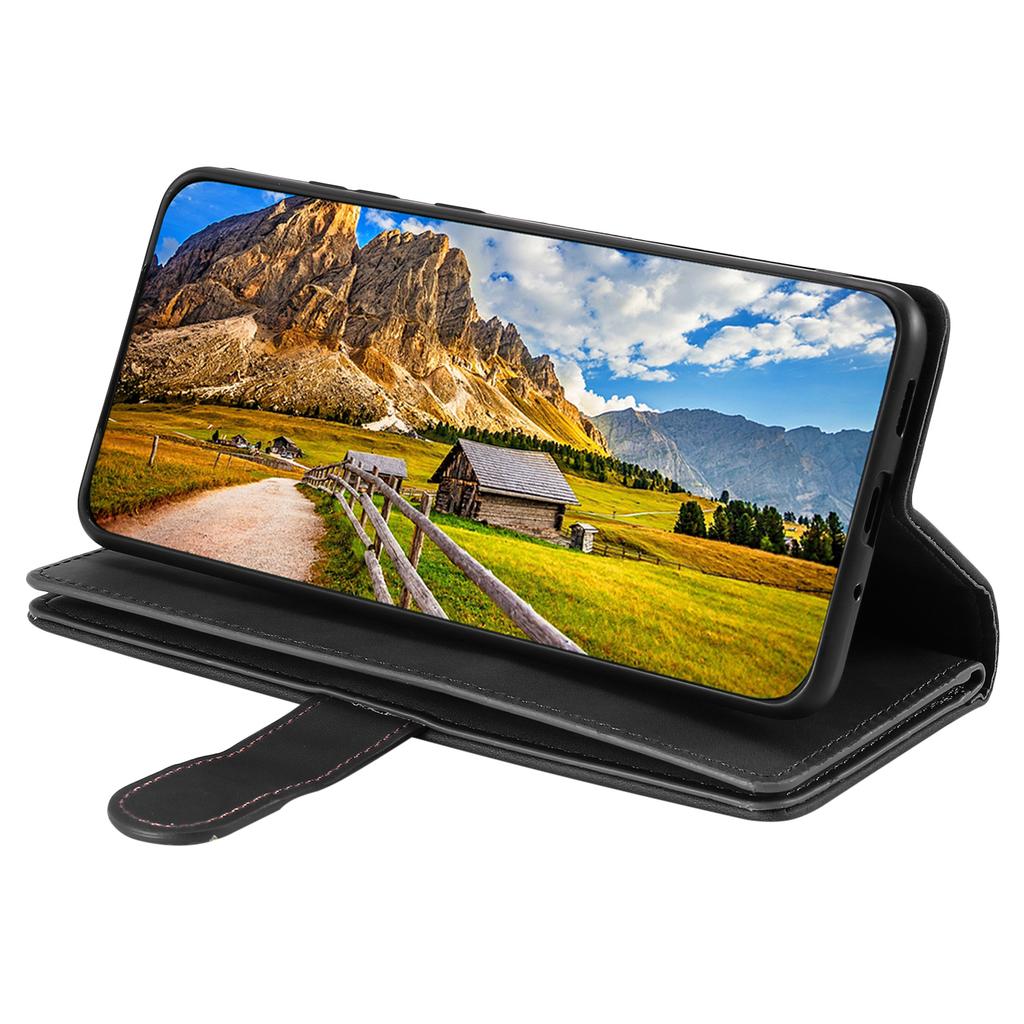 Für OnePlus 15R 5G Hülle 9 Kartenfächer Reißverschluss Geldbörse PU-Leder Handyhülle mit Armband