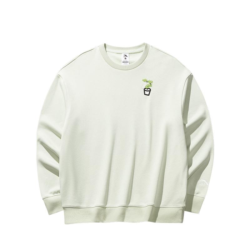 

Anta Casual Comfortable Versatile Hoodie Women tops Light-Green 962518714-3