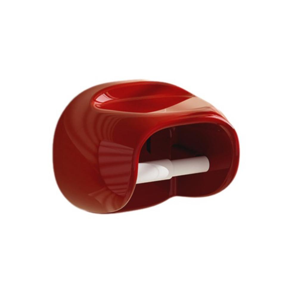 Kein Bohren Badezimmer Rollenhalter Wasserdichte Kunststoff-Toilettenpapierbox Vintage Wandmontiertes Toilettenpapier-Aufbewahrungsregal Toilette