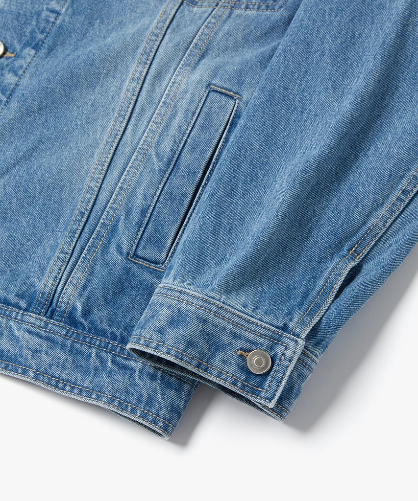 Suare Maxi-Fit Denim Trucker Jacket Black