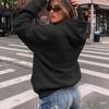 Women's Casual -Color Hooded Sweatshirt