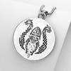 Viking Ship Men's Fashionable and Domineering Retro Distressed Pendant Necklace