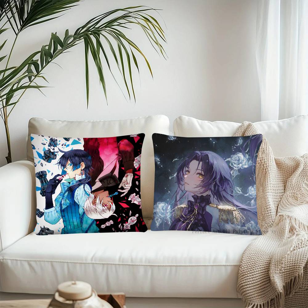 Comics The Case Study Of Vanitas Pillow Case Fashion Square Pillowcase Bedroom Sofa Room Ins Decoration Leisure Cushion Cover
