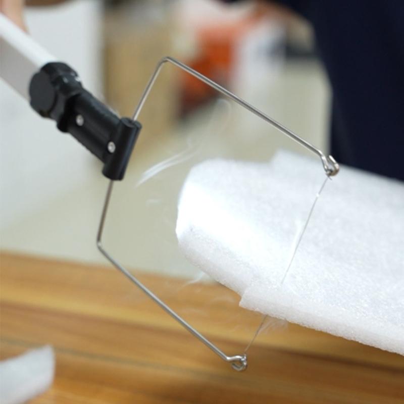Heißdraht-Schaumstoffschneider, USB-wiederaufladbares Elektrowerkzeug mit 3 austauschbaren Köpfen für Heimwerker und Styropor-Schnitzerei