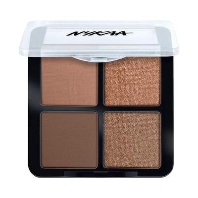 Nykaa Cosmetics Augen auf mich! 4 in 1 Quad Lidschatten-Palette - Work to Play