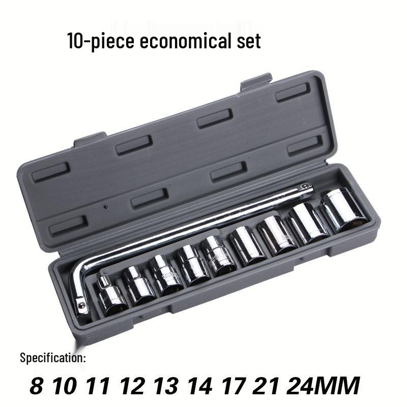 10-Piece Automotive Socket Wrench Repair Set