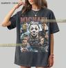 Michael Myers Horror Movie Graphic Tee, Oversized Comfort Colors T-Shirt FD