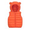 Children's Hooded Down Cotton Vest - Lightweight Winter Wear for Toddlers, Boys, and Girls