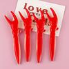 6 Pcs Crab Claw Ballpoint Pens Funny Lobster Claw Pens with Black Ink for School Office Birthday Party Supplies