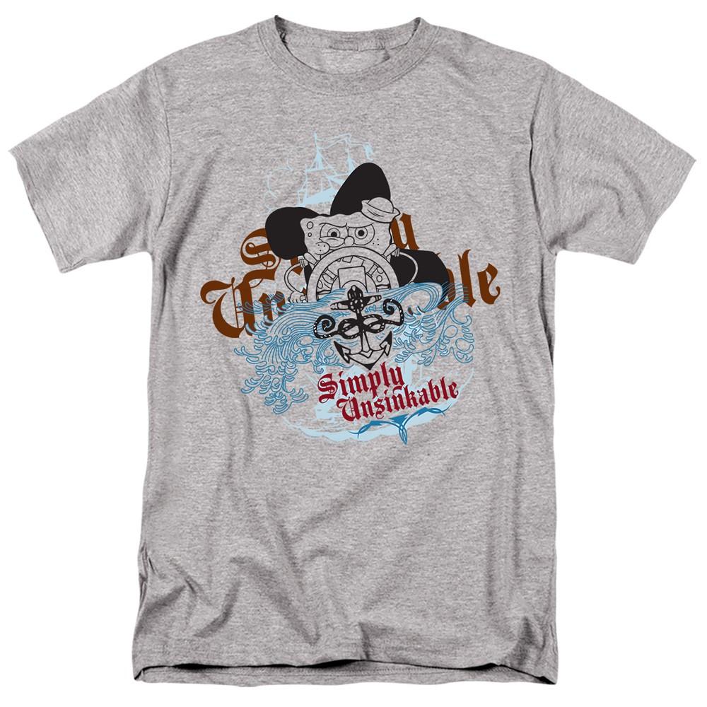 SpongeBob SquarePants - Simply Unsinkable - Adult Men T-Shirt M