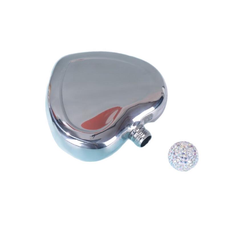 Heart-shaped Portable Hip Flask