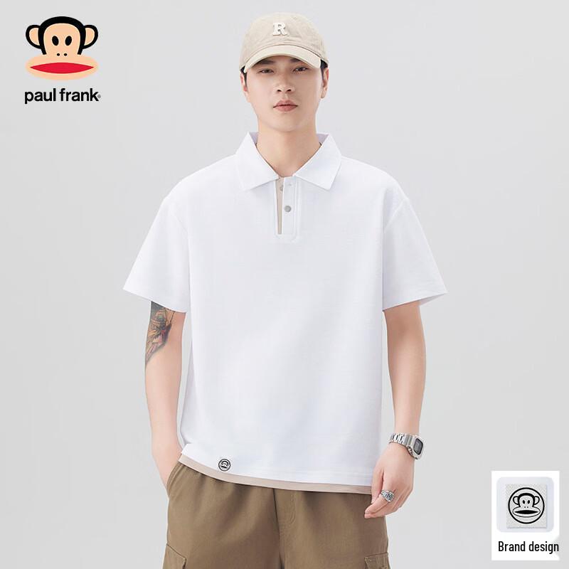 Paul Frank Men's Summer Lightweight Solid Color Polo Shirt
