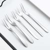 Stainless Steel Cake Dessert Fruit Fork Cutlery Kitchen Tool Eco-friendly Tableware