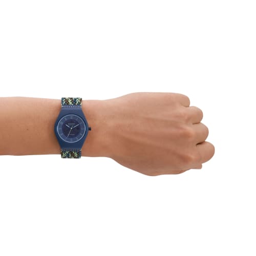 SAMS? Series Three-Hand Multicolor #tide Ocean Material? Watch