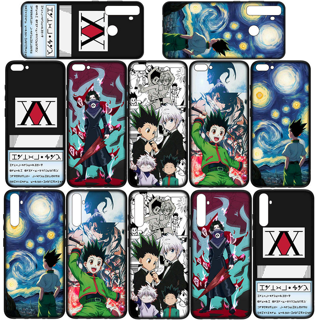 Etui na telefon dla Samsunga Galaxy S25 S24 S23 iPhone 16 15 Xiaomi Redmi Note 14 13 12 16E 11 Pro Max OPPO Moto Killua Hunter X Hunter Gon Freecss HunterX