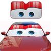 Foil Aluminium Cartoon Car Windshield Sun Shade Big Eyes Cars Front Window Visor