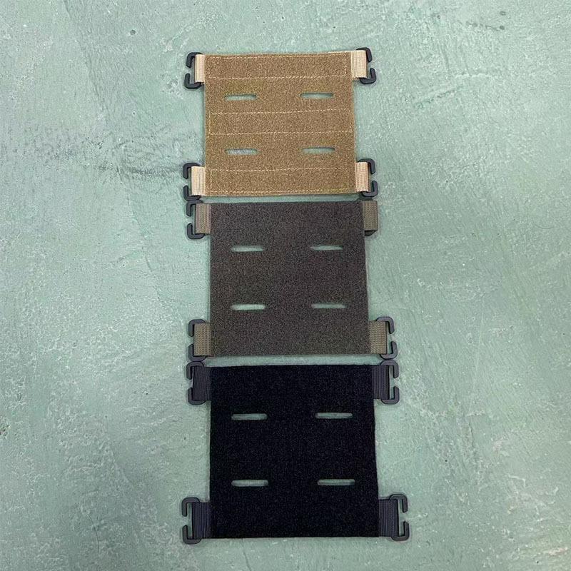 Naylon Taktik Yama Panosu Molle Yamalar Paneli Sırt Çantası Avcılık için Ekran Tutucu Mini Yama Panosu Şerit Molle Aksesuarları