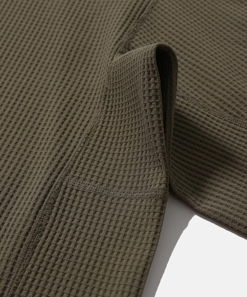 MOIF [Aw26] Advanced Waffle L/S Tee / Stone