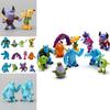 Monsters 12 Pcs University Sully  Mike Anime Action Figure Kids Xmas Gift Toy