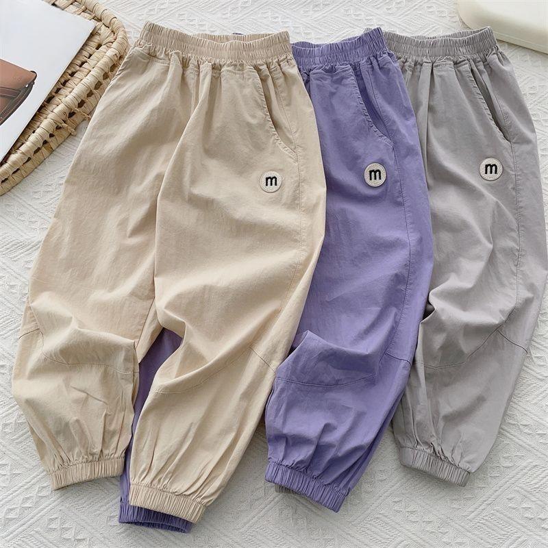 Pants Children's Clothing Mosquito Repellent Pants Summer Pants Boys' and Girls' Long Pants Casual Baby Slim Fit