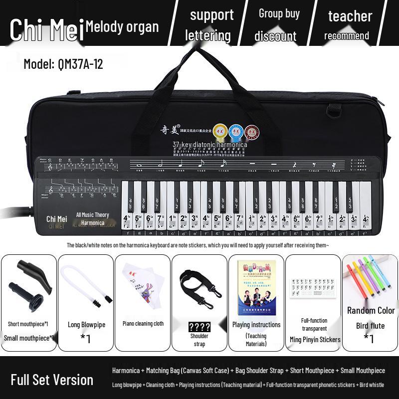 Chime 32/37-Key Harmonica: Perfect for Beginners, Students, and Professionals.