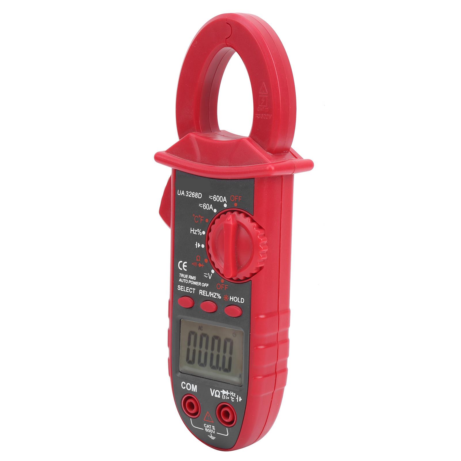 

Digital Clamp Meter Handheld UA3268D Industrial Measuring Tools DC AC Current Tester Device