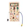 Lights Switch Board Toy Wooden Puzzle Early Education Fine Motor Skill LED Light Switch Board Toy
