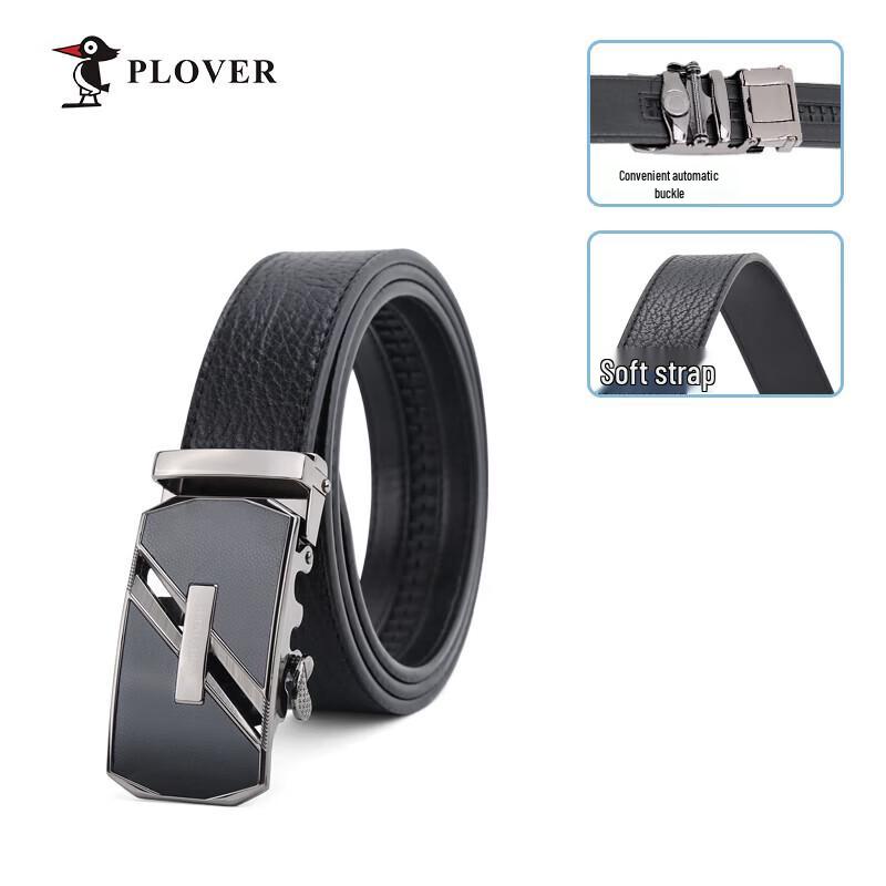 

PLOVER Men s Automatic Buckle Leather Belt 105cm
