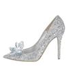 Women's Rhinestone Stiletto Heels for Weddings and Banquets 2025