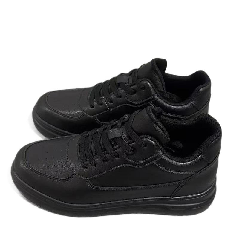 Herren Atmungsaktive Skate-Sneaker - 10cm Unsichtbarer Absatz, Dicke Sohle, Weiße Freizeitschuhe
