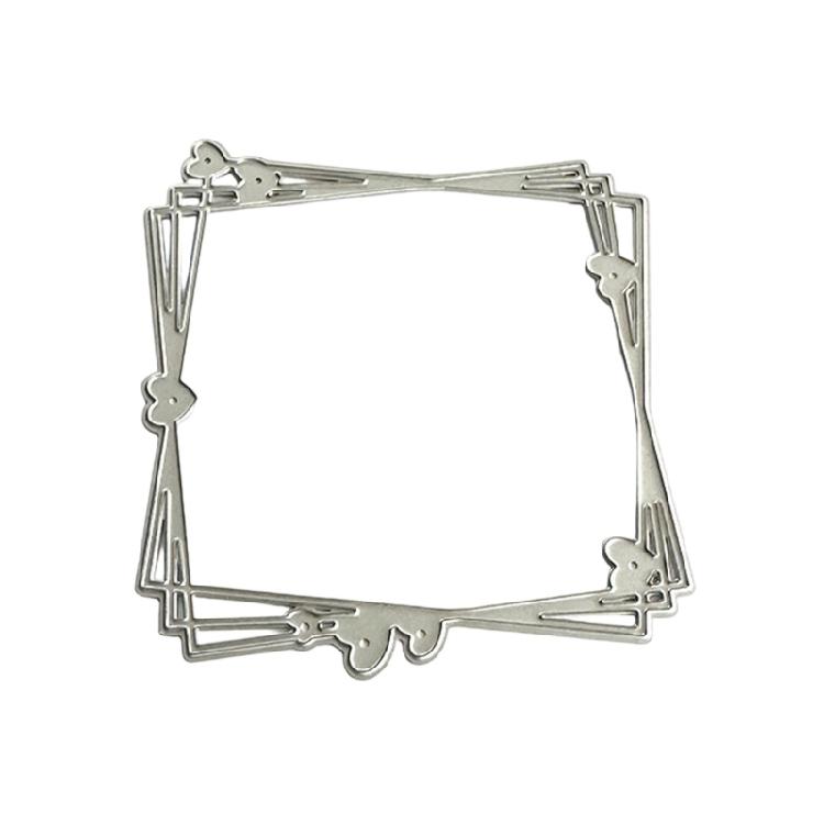 Metal Cutting Dies Heart Frame Die Cuts Templates Molds Embossing Stencils for Album Scrapbooking Journal Decoration