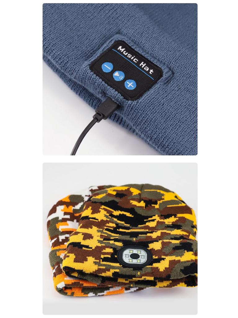 New Style Bluetooth 5.4 Music Stereo Knitted Hat for TikTok