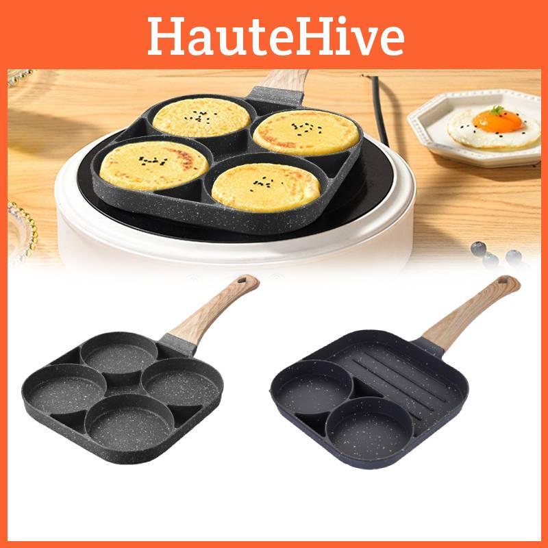 Versatile Four Hole Frying Pan Ideal For Cooking Eggs Burgers And Delicious Breakfasts