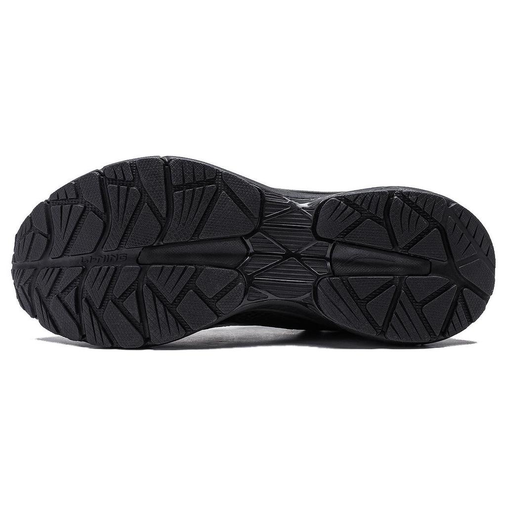 Li Ning Fuyiao V2 Lightweight High Resilience Shock Absorption Non-Slip Wear-Resistant Low-Top Running Shoes Women sneaker Black ARXT022-1