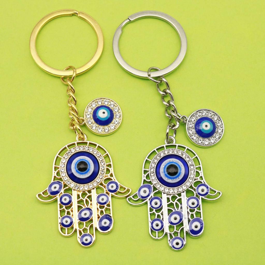 Fatima's Hand Evil Eye Bag Charm & Phone Accessory Pendant