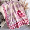 Luxury Winter Cute Cashmere Scarf Women  Design Thick Pashmina Blanket Warm Shawl Wrap Neckerchief With Tassel Poncho Stoles