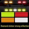 Waterproof Reflective Stickers for Cars, Motorcycles, Helmets, Bicycles—Scratch-Resistant Night Safety Patches
