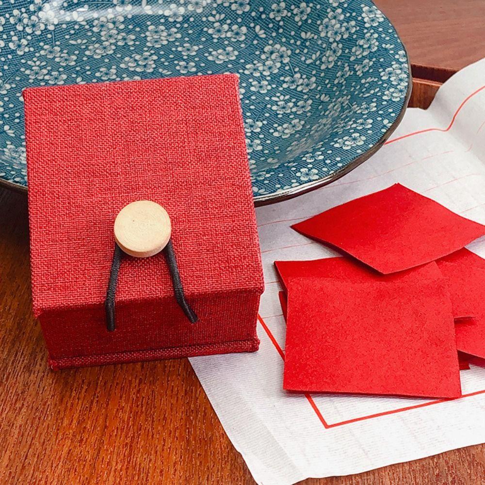 Traditional Lip Gloss Paper Red Velvet Lipsticks Paper Ancient Chinese Lipstick Paper Wedding