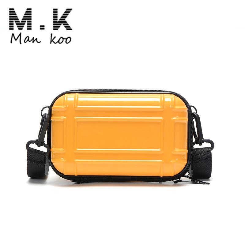 Portable Transparent PVC Mini Luggage Bag: Multi-Function Travel Messenger Bag for Phones and Accessories