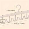 2 Pieces of Hanging Hangers for Household Clothes, Underwear Hooks, Plastic Hangers, Rotatable Multi Hook Hangers