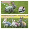 Breathable Guinea Pigs Vest Adjustable Rabbit Leash Set Cute Pet Harness and Leash  Daily Wear