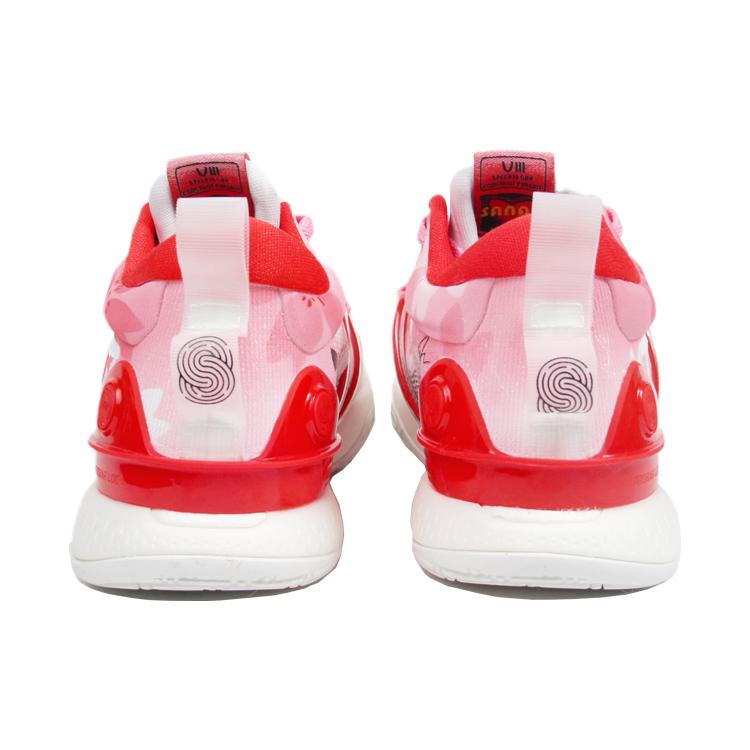 Li Ning Speed 8 Premium Cushioning Slip Resistant Abrasion Resistant Low top Basketball Shoes Men's Pink ABAR071-1(TeamJ-)