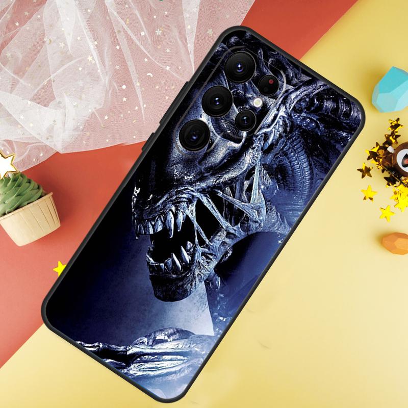 Alien Predator Case For Samsung Galaxy S23 Ultra S24 S22 S20 S21 FE Note 10 20 Ultra S8 S9 S10 Plus Cover